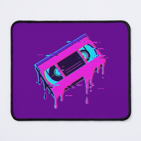 Item preview, Vaporwave Glitch VHS Tape Melting Aesthetic designed and sold by MarCinu Art.