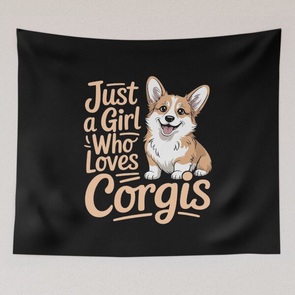 Item preview, Just a Girl Who Loves Corgis Dogs Women Pet Animal Lovers designed and sold by joyouartArt.