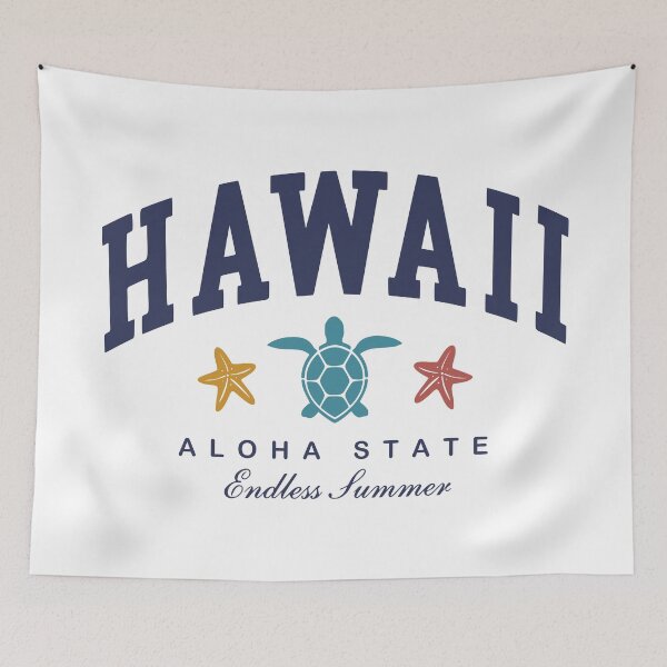 Item preview, Hawaii Aloha State Retro Sea Turtle & Endless Summer Travel Design designed and sold by Shopeon Designs.