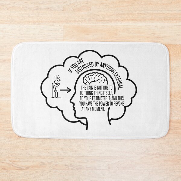 Item preview, Control Your Mind – Daily Stoic Quote by Marcus Aurelius | Stoicism Mental Strength Art designed and sold by artbibun.
