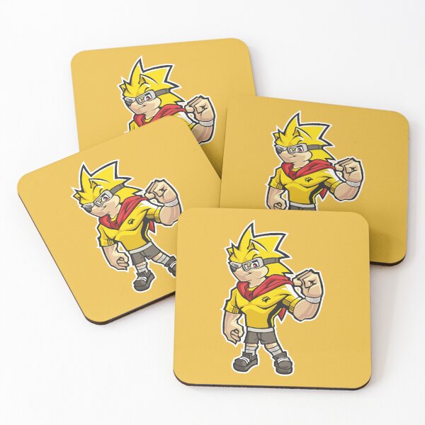 Item preview, Yellow Armadillo Soccer Player – Funny Sports Animal Art designed and sold by MerlinWear.