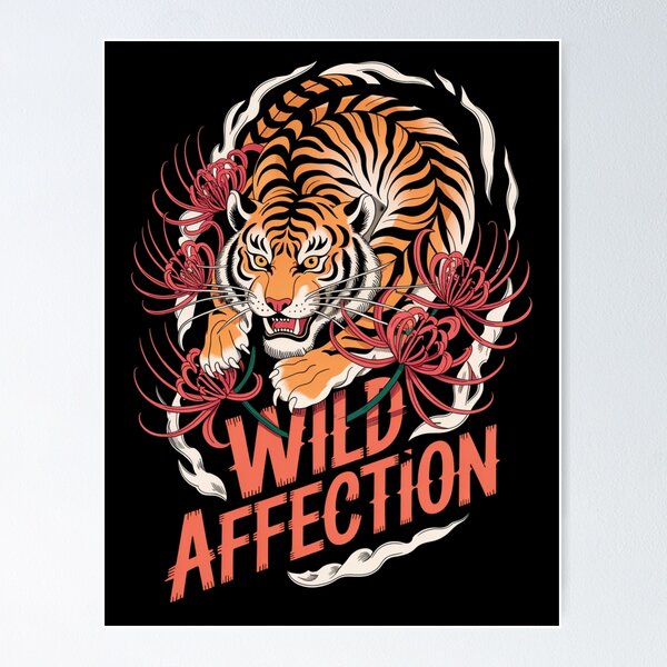 Item preview, Wild Affection - Japanese Tiger Spider Lily Flame Valentine designed and sold by DarylWelsh2024.