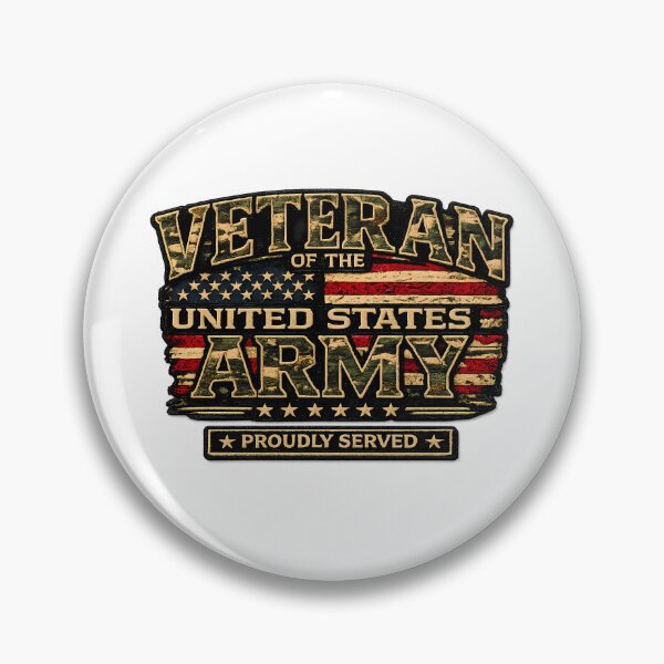 Item preview, United States Army Veteran Patch designed and sold by Mastermind-Art.