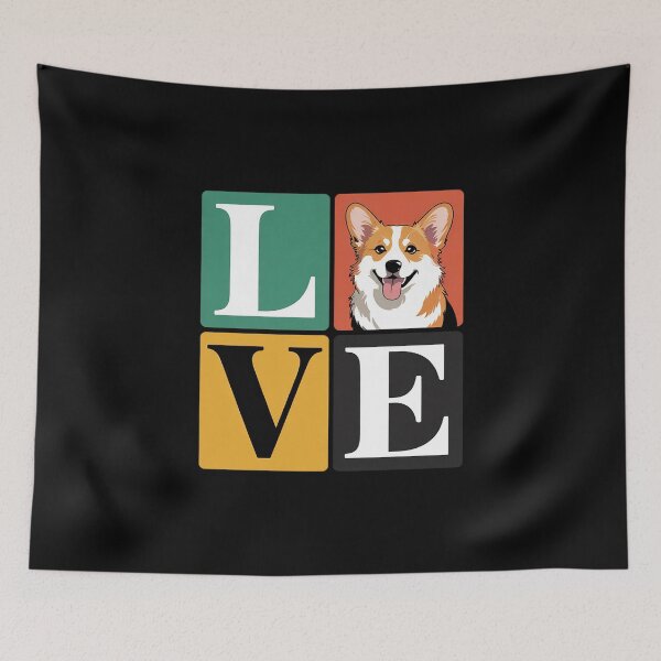 Item preview, Love Corgi Dog Breed Pet Puppy Welsh Lovers designed and sold by MarkLeedsArt.