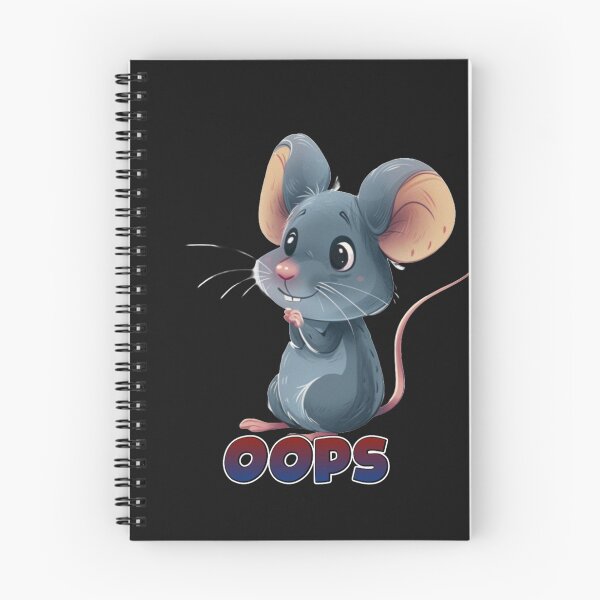Item preview, Street Mouse Soft Chaos Collection – OOPS Cute Sarcastic Mouse Meme  designed and sold by MiraLumeStudio.