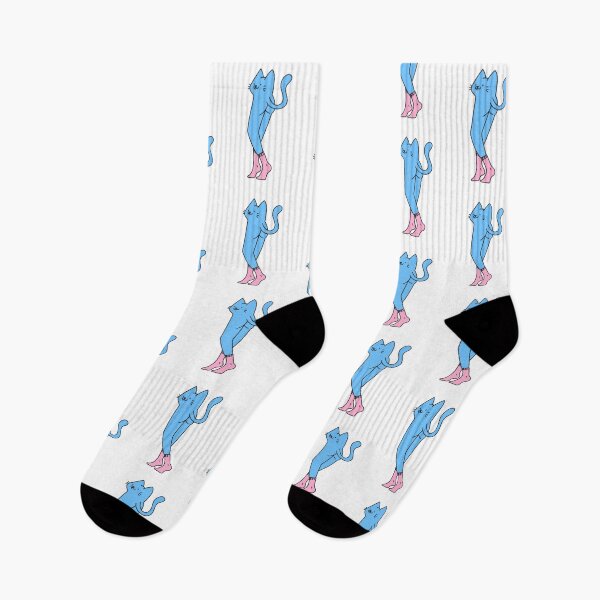 Item preview, Crazy Blue Cat With Long Legs designed and sold by kyokyyosei.