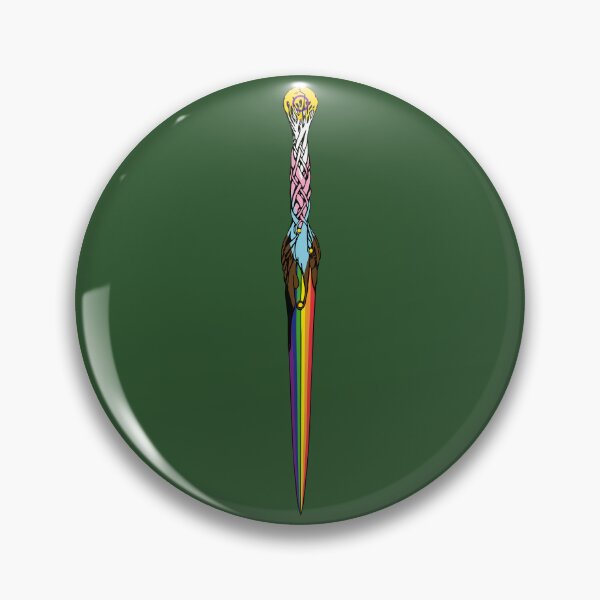 Item preview, Galadriel's Dagger - Pride Flag (w/ intersex) designed and sold by BeccaPaintmore.