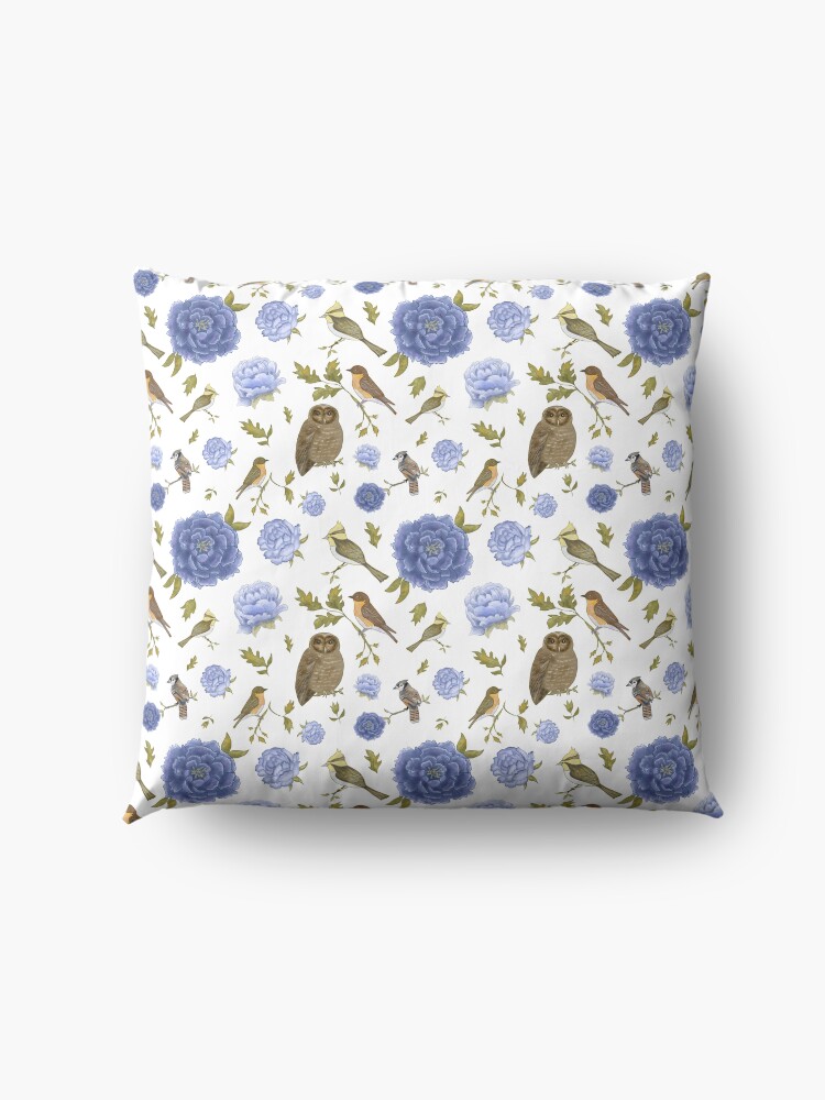 Alternate view of Bohemian owl love Floor Pillow