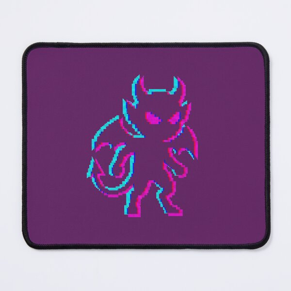 Item preview, Glitch Devil Pixel Art Cyberpunk Neon 2026 designed and sold by MarCinu Art.