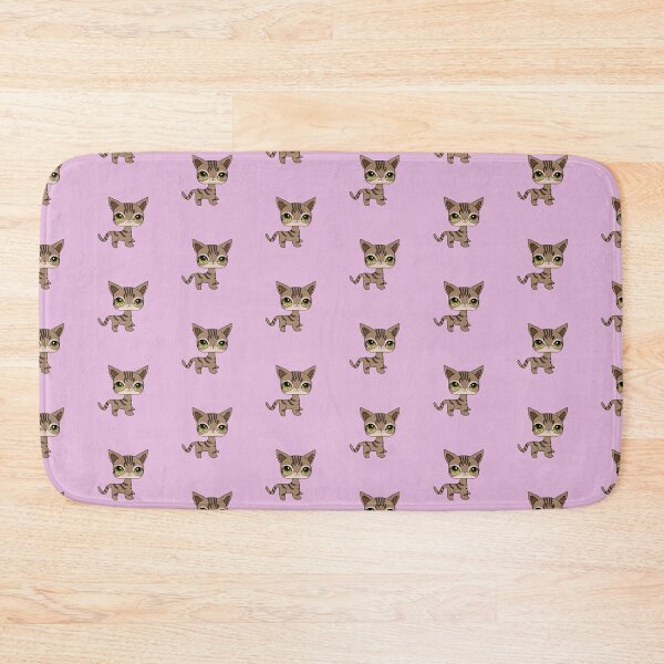 Item preview, Serengeti Cat Littlest Pet Shop Style Illustration designed and sold by Spotted Doodles.