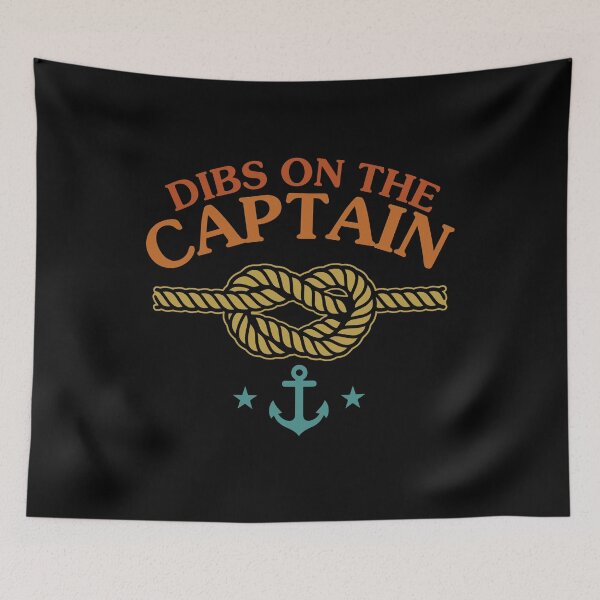 Item preview, Dibs on the Captain Anchor Navy Wife Boat Captain Wife designed and sold by gunaone-design.