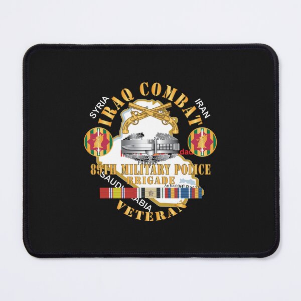 Item preview, Army - 89th Military Police Brigade - Iraq Combat Veteran - SSI - CAB, Br w IRAQ SVC X 300 designed and sold by Military Insignia Products.