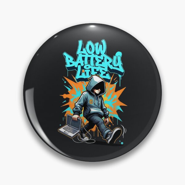 Item preview, Low Battery Life Funny Hoodie Guy designed and sold by Taans-Creation.