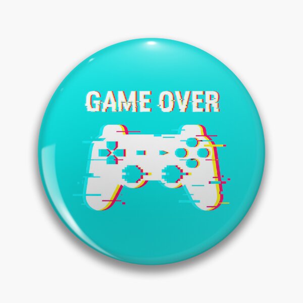 Item preview, Game Over Glitch Controller Cyberpunk Art designed and sold by MarCinu Art.