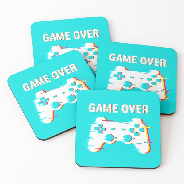 Item preview, Game Over Glitch Controller Cyberpunk Art designed and sold by MarCinu Art.