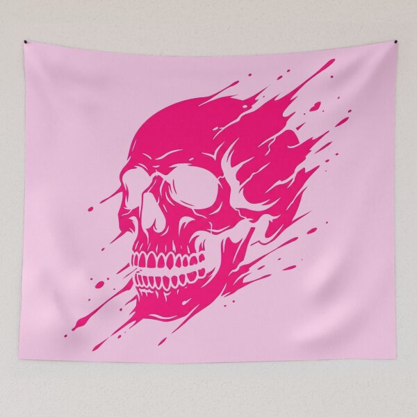 Item preview, Neon Cyberpunk Melting Skull Glitch 2026 designed and sold by MarCinu Art.