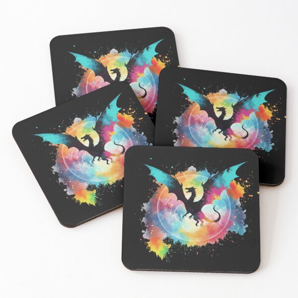 Item preview,  Rainbow Dragon Moon - Spirit Moon Art designed and sold by Magic  House.