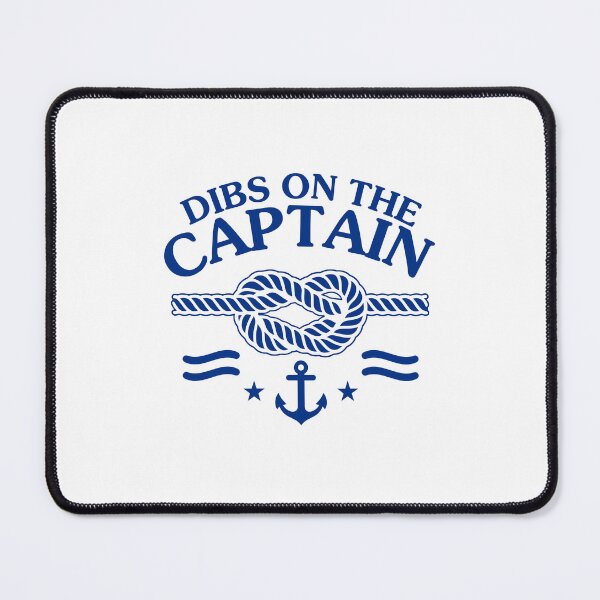 Item preview, Dibs on the Captain Anchor Navy Wife Boat Captain Wife designed and sold by gunaone-design.