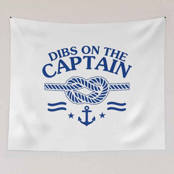 Item preview, Dibs on the Captain Anchor Navy Wife Boat Captain Wife designed and sold by gunaone-design.