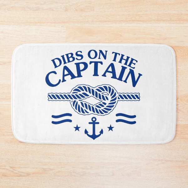 Item preview, Dibs on the Captain Anchor Navy Wife Boat Captain Wife designed and sold by gunaone-design.