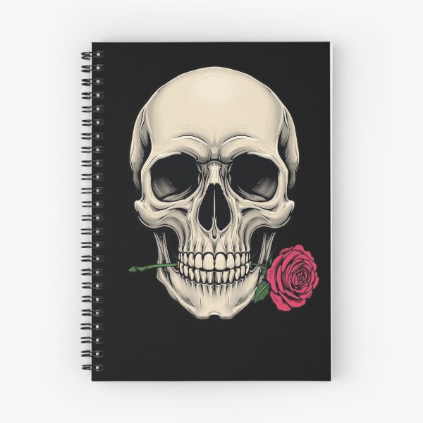 Item preview, Romantic skull designed and sold by whatthefoxsays.
