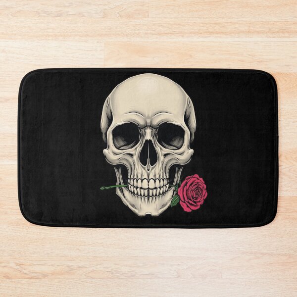 Item preview, Romantic skull designed and sold by whatthefoxsays.
