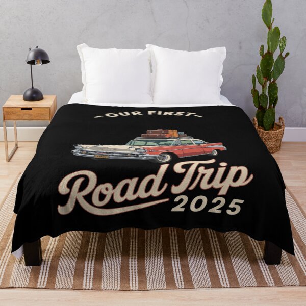 Item preview, Our First Road Trip 2025, Family Vacation Trip, Summer Vacay designed and sold by joyouartArt.