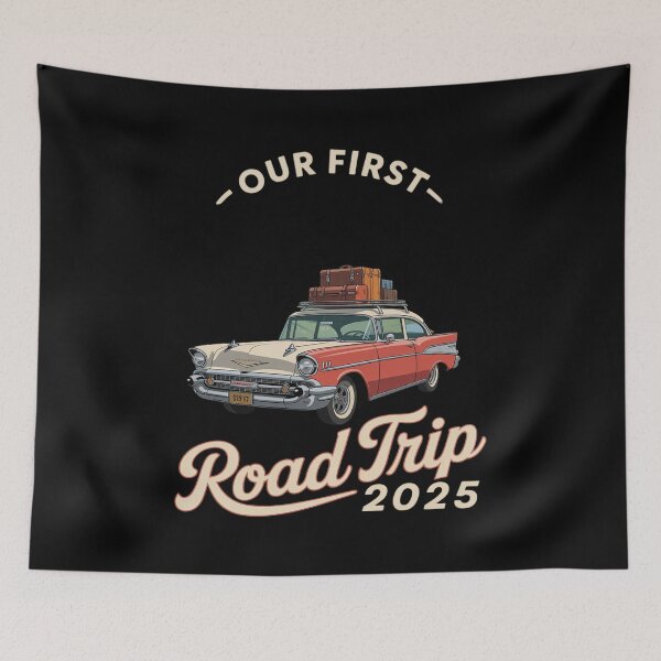 Item preview, Our First Road Trip 2025, Family Vacation Trip, Summer Vacay  designed and sold by joyouartArt.