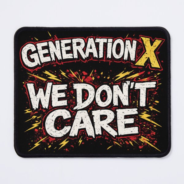 Item preview, Generation X We Don't Care designed and sold by MojaveTradePost.