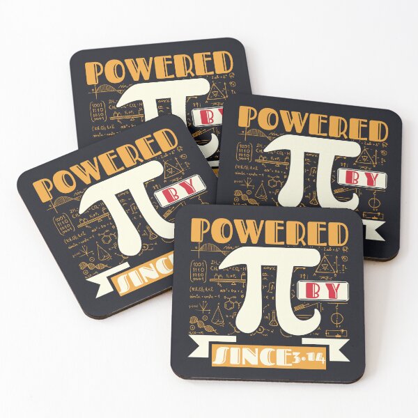 Item preview, Pi Day Powered by Pi Math Humor Design designed and sold by DaVinciFeather.