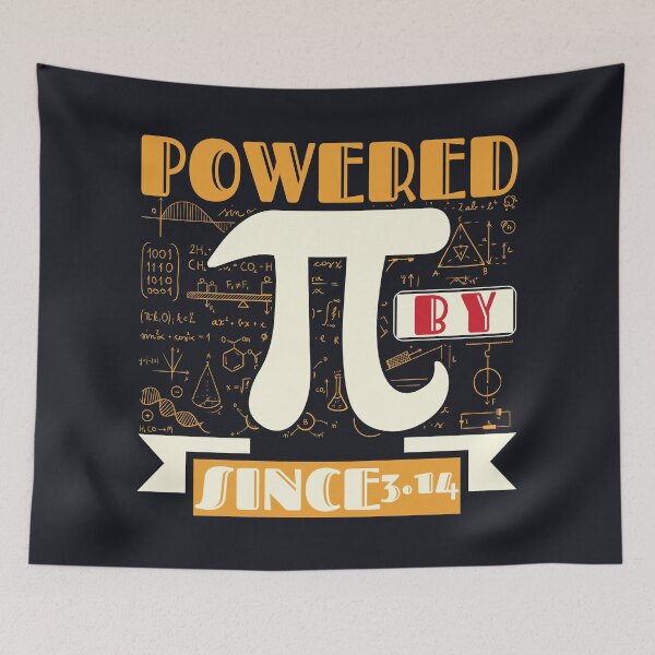 Item preview, Pi Day Powered by Pi Math Humor Design designed and sold by DaVinciFeather.