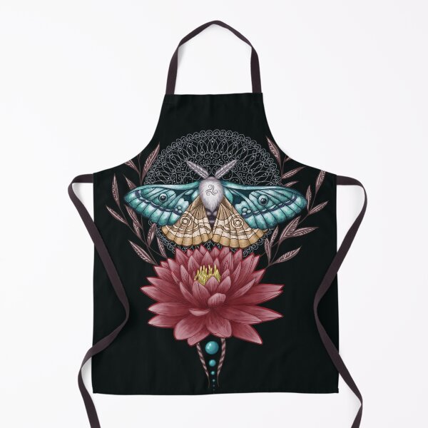 Item preview, Triskel Lotos Moth on Mandala ornament designed and sold by PolaMaku.