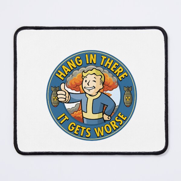 Item preview, Hang in there it gets worse chaotic thumbs up designed and sold by SkeletonsDanger.