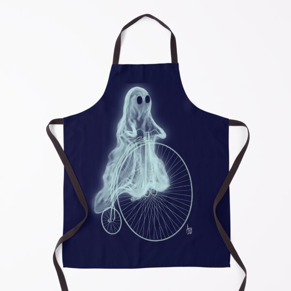 Item preview, Sheet Ghost on a Penny Farthing designed and sold by AnneOther.