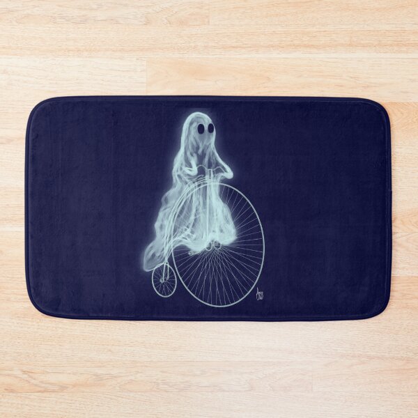Item preview, Sheet Ghost on a Penny Farthing designed and sold by AnneOther.