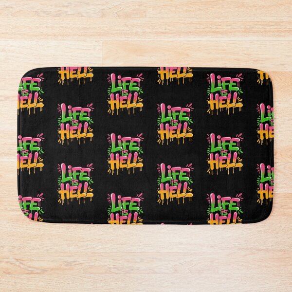 Item preview, Life Is Hell Colorful Grafitti Design designed and sold by Peter Stawicki.