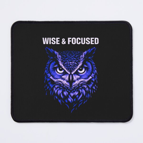 Item preview, Wise & Focused Owl Shirt – Night Mindset Intelligence Animal Design designed and sold by AdicretorDesign.