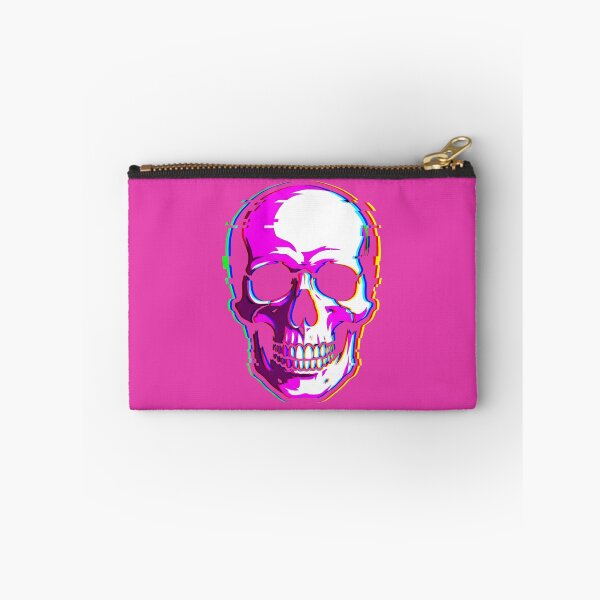 Item preview, Glitch Skull Cyberpunk Neon Distortion Art designed and sold by MarCinu Art.