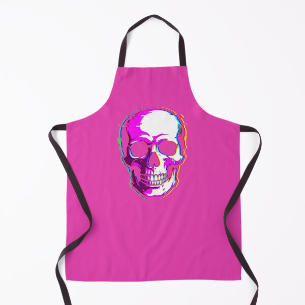 Item preview, Glitch Skull Cyberpunk Neon Distortion Art designed and sold by MarCinu Art.