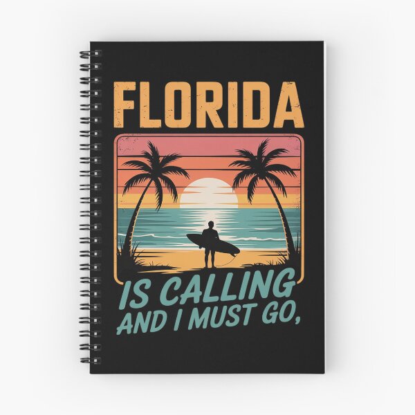 Item preview,  Florida Is Calling And I Must Go Surfing Florida designed and sold by DigitaldeligArt.