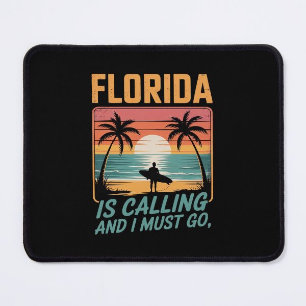 Item preview, Florida Is Calling And I Must Go Surfing Florida designed and sold by DigitaldeligArt.
