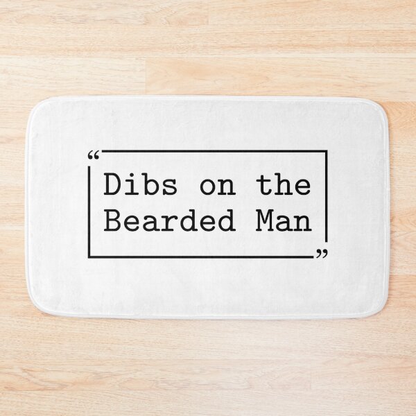Item preview, Dibs On The Bearded Man Dibs On Him Bearded Man Funny Couple Bearded Beard Lover Beard Life designed and sold by gunaone-design.
