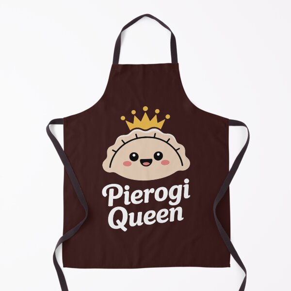 Item preview, Pierogi Queen – Cute Kawaii Dumpling with Crown designed and sold by PrintAtelier.