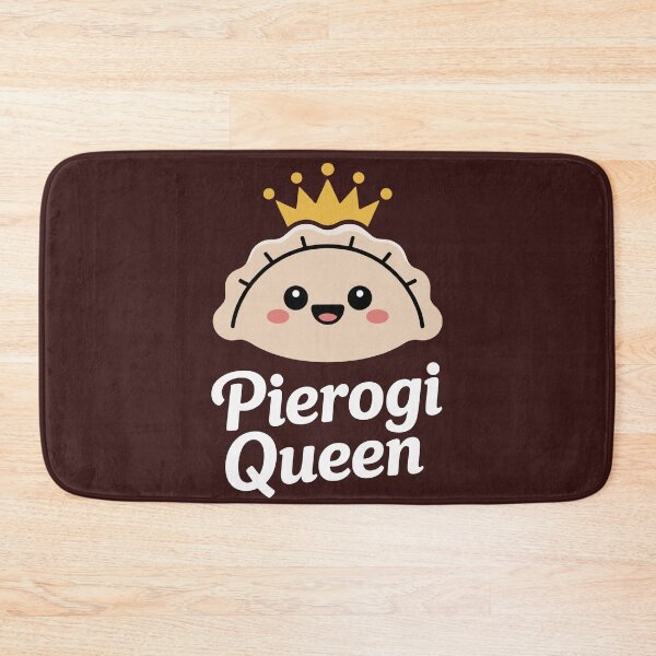 Item preview, Pierogi Queen – Cute Kawaii Dumpling with Crown designed and sold by PrintAtelier.