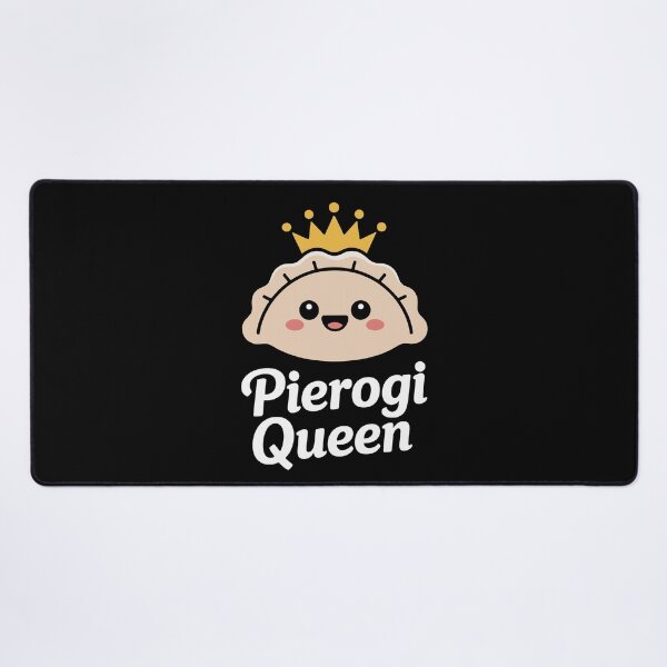 Item preview, Pierogi Queen – Cute Kawaii Dumpling with Crown designed and sold by PrintAtelier.
