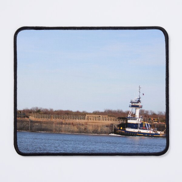 Item preview, Tugboat and Barge on the River designed and sold by Cynthia48.