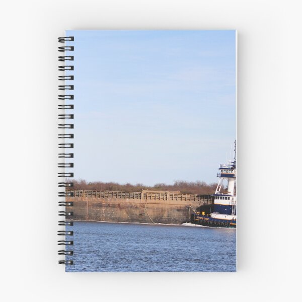 Item preview, Tugboat and Barge on the River designed and sold by Cynthia48.