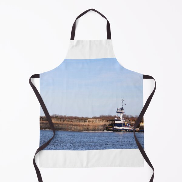 Item preview, Tugboat and Barge on the River designed and sold by Cynthia48.