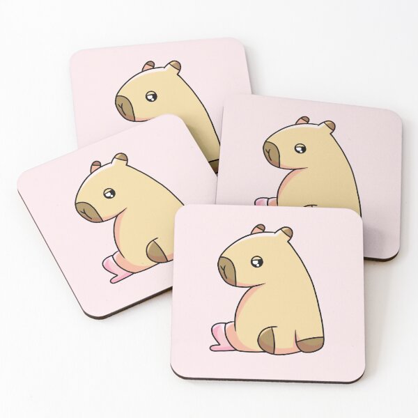 Item preview, Cute Kawaii Capybara Wearing a Little Shoe (Once Upon a Capybara). designed and sold by Hannahi8.