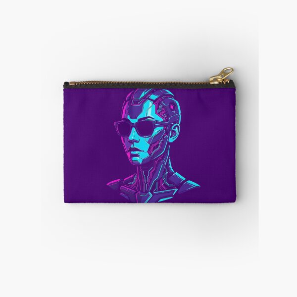 Artikelvorschau, Neon Cyberpunk Android Sonnenbrille Synthwave entworfen und verkauft von MarCinu Art.